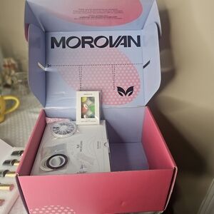 Morovan Nail Kit with Gel Polishes & Nail Art Components.